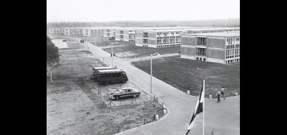 In 1952 opgeleverde legerplaats Generaal Winkelmankazerne te Nunspeet.