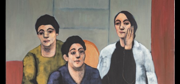 Gedeelte van 'Meet the Legends' (2021), door de Syrisch-Nederlandse kunstenaar Raafat Ballan.