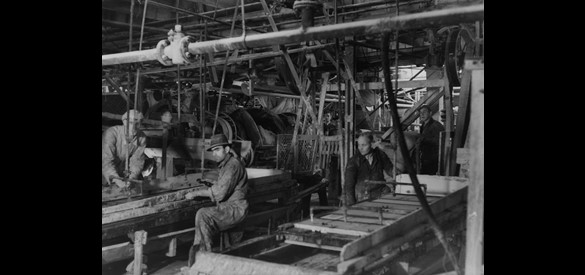Foto uit het fotoalbum '70 jaar Honig fabriek Nijmegen'.