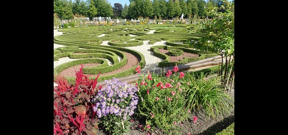 Een deel van de tuin van Paleis Het Loo.