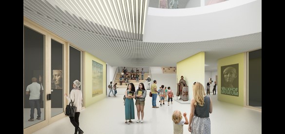 Impressie vernieuwd Valkhof Museum.