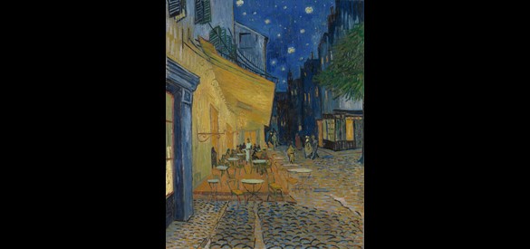 Vincent van Gogh, Caféterras bij nacht (Place du Forum), circa 16 september 1888.