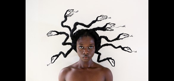 Laetitia Ky, Medusa's Gaze, 2022.