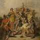 Johannes Hinderikus Egenberger: Anno 1371. Hertog Eduard van Gelre wordt te Baesweiler verraderlijk doodgeschoten. © Amsterdam Museum SA 4889 PDM