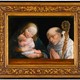 Maria en Jezus met Bernardus van Clairvaux, naar de meester van Magdalene © CC0