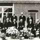 Het bestuur van de boerenbond in Ewijk bij hun 12 ½ jarig jubileum in 1958 © Collectie Arno Spin
