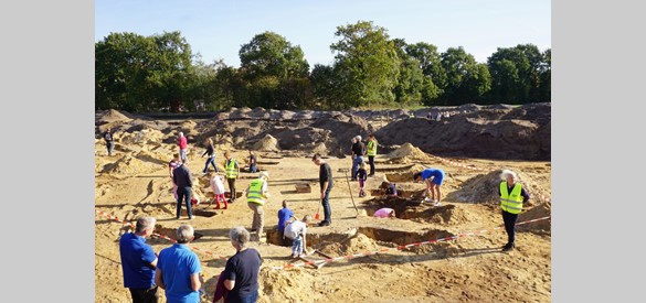 Nationale Archeologiedagen 2018 bij het opgravingsgebied