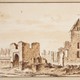 Ruïne van kasteel ’t Hof in Maasbommel, een van de kastelen die het stadje gekend heeft. © Collectie Peter Deurloo.