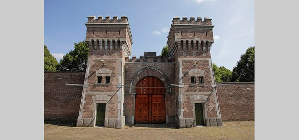 Poort van de Koepelgevangenis in Arnhem