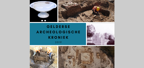 Collage van afbeeldingen uit de Archeokroniek 2019