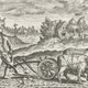 Boer bewerkt zijn land met een ploeg, door Theodor de Bry (1596) © Rijksmuseum/PD