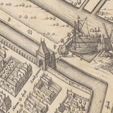 Detail van de stadsplattegrond uit 1649, Blaeu © Gelders Archief, CC 1.0
