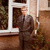 Henny Kers in zijn kersverse BB-uniform in 1970 © privé-collectie Henny Kers