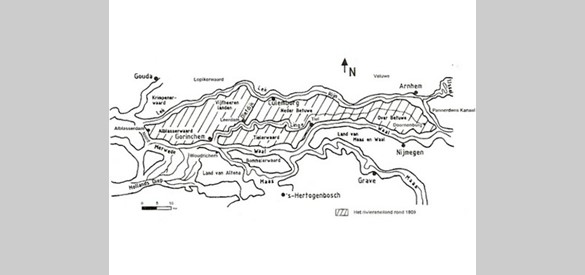 Kaart Rivierengebied