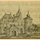 Kasteel Palmesteyn in Deil - Tekening van Jacob Stellingwerf, 1653 © Jacob Stellingwerf, PD 