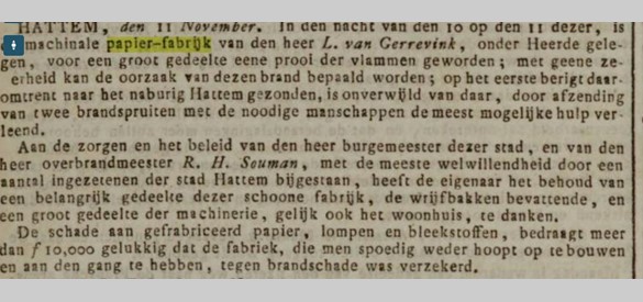 Krantenbericht Leeuwarder Courant 11 november 1841