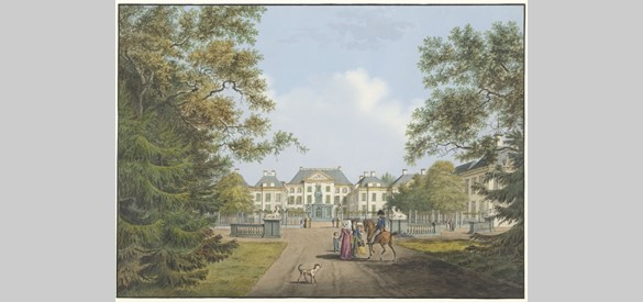 Gezicht op paleis Het Loo, Cornelis de Kruyff, 1784 - 1828.