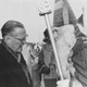 Intocht Sinterklaas, 24-11-1956. In het midden burgemeester Hustinx. © Regionaal Archief Nijmegen, CC-BY-SA