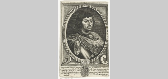 Portret van Karel de Stoute.