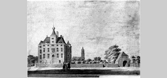 Huis van Zoelen in 1728