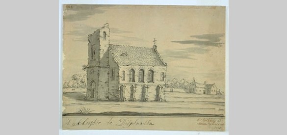 Kerkje bij het klooster Diepenveen.