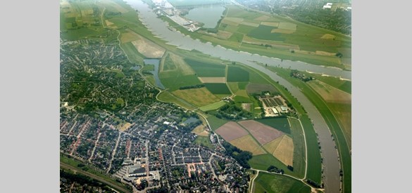 Geef ruimte aan de rivier: Hondsbroekse Pley, IJssel gemiddelde waterstand.
