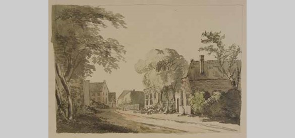 Schilders: Straat in Velp, 1770-1795.
