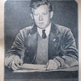Portret Henk Spansier,geplaatst in verschillende dagbladen van De Arbeiderspers tussen 1933 en 1935. © Stichting Vakbondshistorisch Archief Nijmegen, cc-by. 