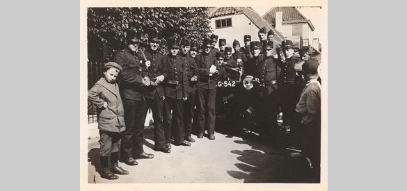 Internering soldaten tijdens Eerste Wereldoorlog.
