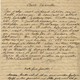 Een brief van Salomon Joseph Vromen. © Privécollectie Alice Garritsen, cc-by. 