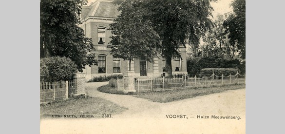 In 1805 betrok het kersverse echtpaar met Nuncius het huis op de Meeuwenberg te Voorst/ Brummen.