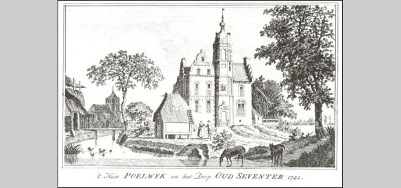 Huis Poelwijk door Jan de Beijer (1742)