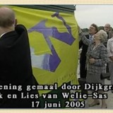 Opening van het gemaal © Screenshot video Tweestromenland in Beeld en Geluid 