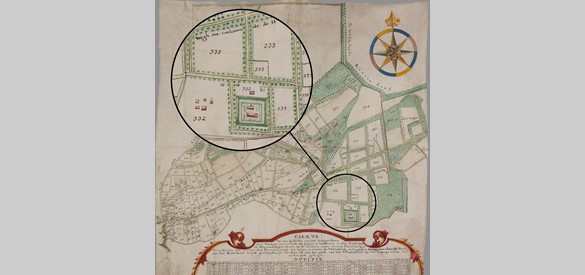 Landgoed Presikhaaf opgetekend in 1736