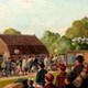 Evacuatie van de Wageningse bevolking op weg naar de boten in de Rijnhaven © Museum de Casteelse Poort te Wageningen