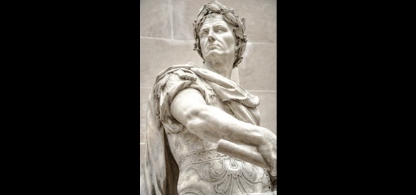 Replica van een standbeeld van Julius Caesar