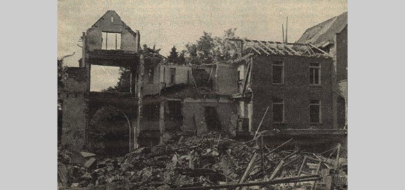 Vrijland in 1945 opgeblazen door de terugtrekkende Duitse soldaten