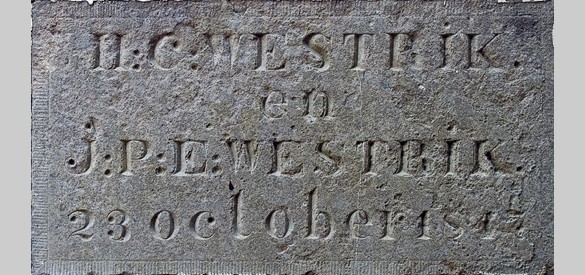 Eerste steen van Dreyeroord, 23 october 1817