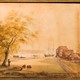 'A landscape of Paramaribo in Surinam', Louise van Panhuys, gedateerd 1818 (Kasteel Middachten). © RKD
