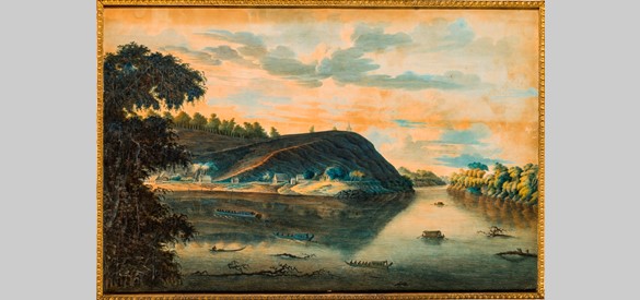 'View of Surinam', Louise van Panhuys (Kasteel Middachten).