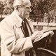 Portret Anton Pieck bij tentoonstelling Stille Wateren © Anton Pieck Museum