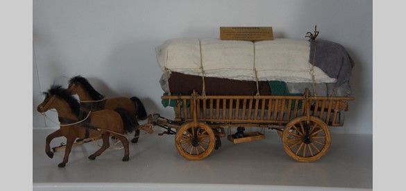 Een 'Hessenwagen' in het museum