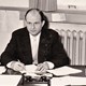 Jan Moora als directeur van de RHBS © Familiealbum