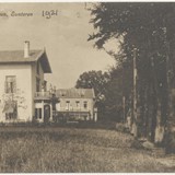 Briefkaart 'Langs de Boslaan' te Lunteren, 1921 © Museum Lunteren