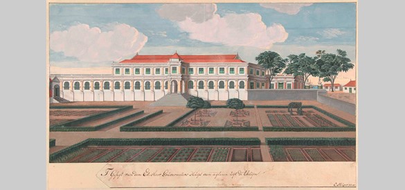 Gouverneurshuis te Colombo, Ceylon 1710