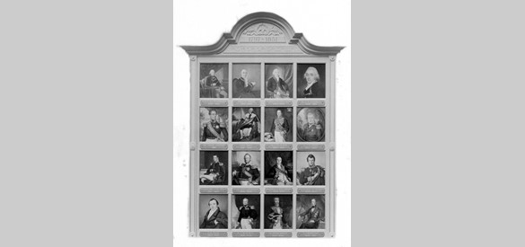 Lijst van geschilderde miniaturen van de gouverneurs generaal, periode 1797-1851, vervaardigd 1900-1940