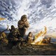 Een kampement van rendierjagers © J. Verhagen, Opgegraven verleden