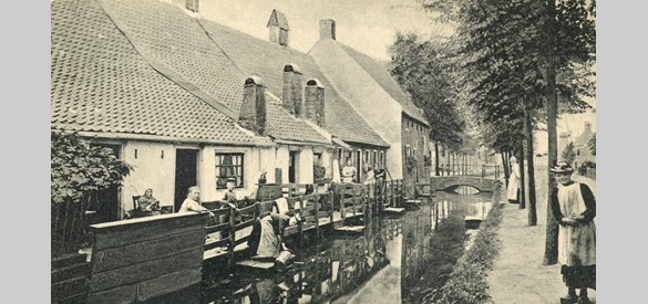 De Kolkstraat in Nijkerk (foto: Archief Stichting Oud Nijkerk).