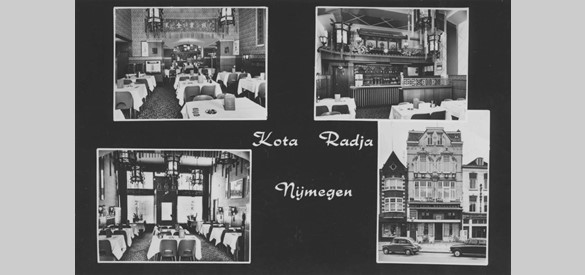 Ansichtkaart restaurant Kota Radja Nijmegen