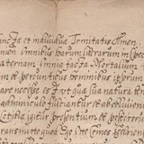 Stadsrechtenbrief Arnhem, 13 juli 1233. Dit is een 16e-eeuws afschrift van het verloren origineel © Gelders Archief, 2000 - 4632, PD